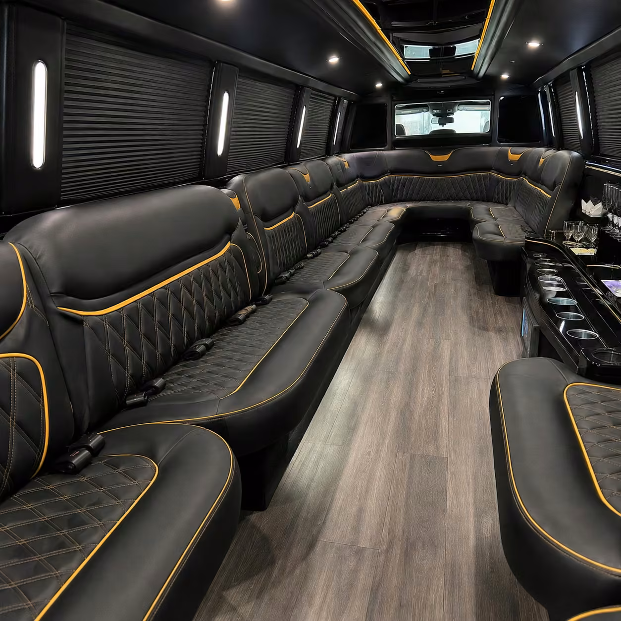 hummer limo interior