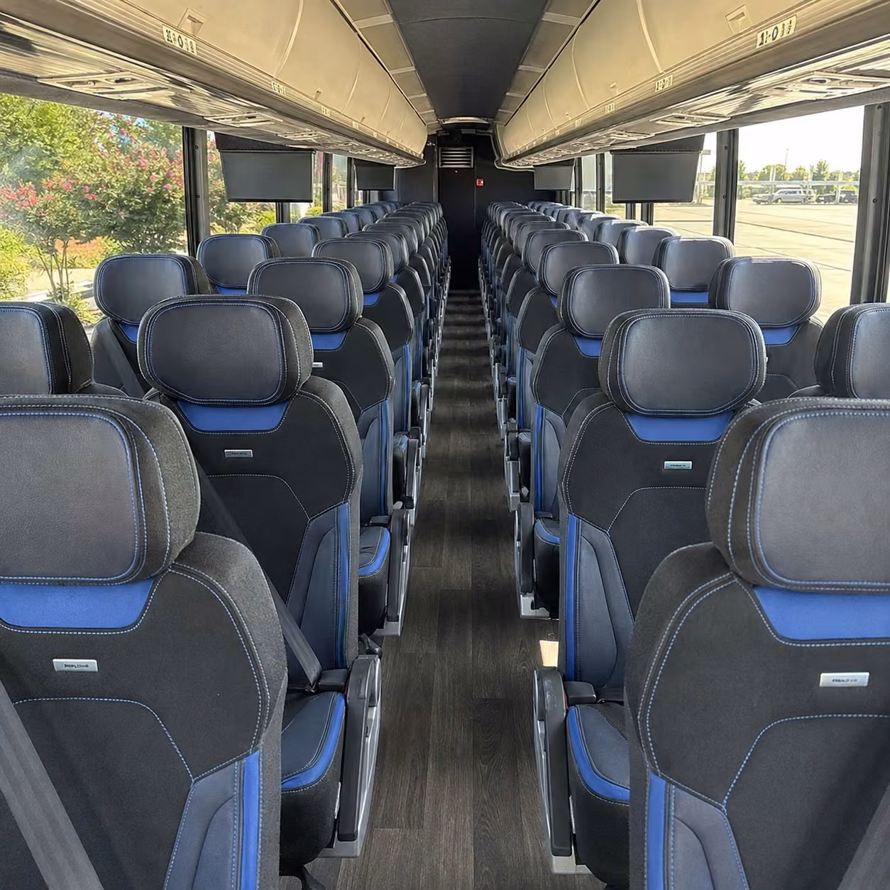 orlando charter bus interior